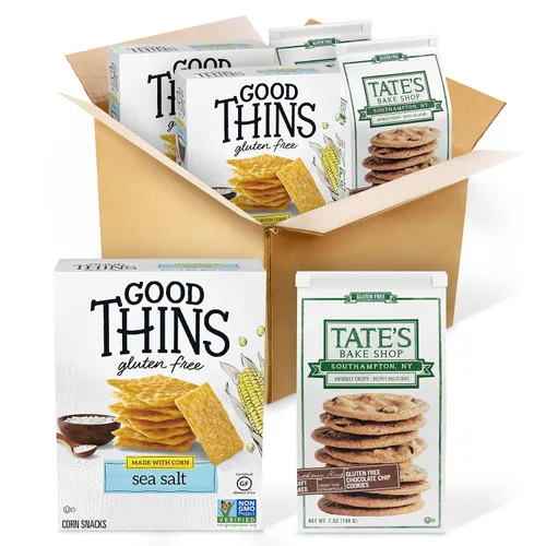 Vista 20 de Good Thins Galletas de arroz simplemente saladas sin gluten, 3.5 onzas (Paquete de 3)