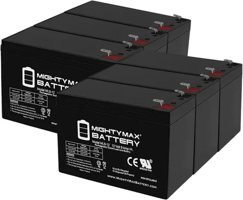 Vista 12 de Mighty Max Battery Batería de repuesto de 12V 9AH para APC/UPS Batería RBC110 RBC24 RBC17