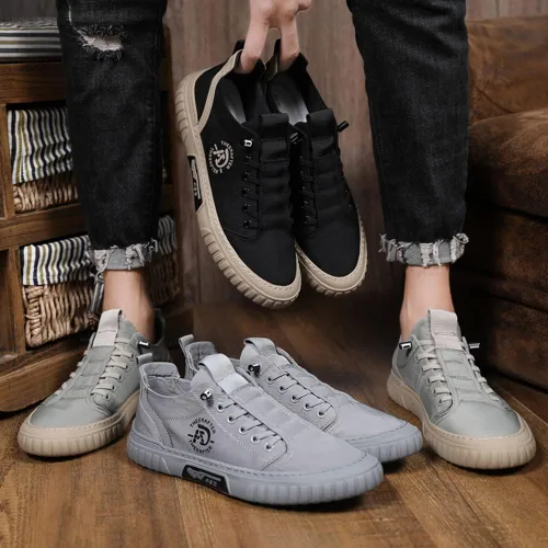 Vista 6 de AngryMonkey Hopomart - Tenis deportivos para hombre, antideslizantes, ligeros, transpirables, para viajes, informales, para exteriores