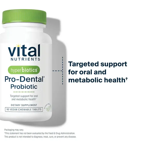 Vista 4 de Probióticos PRO-Dental para salud oral y dental, combate el mal aliento en su origen, las mejores cepas probióticas incluyendo s. salivarius BLIS