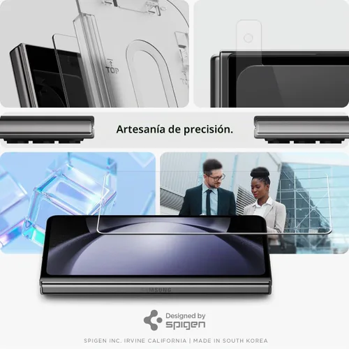 Vista 9 de Spigen GlasTR EZ FIT - Protector de pantalla de vidrio templado para Galaxy Z Fold 5
