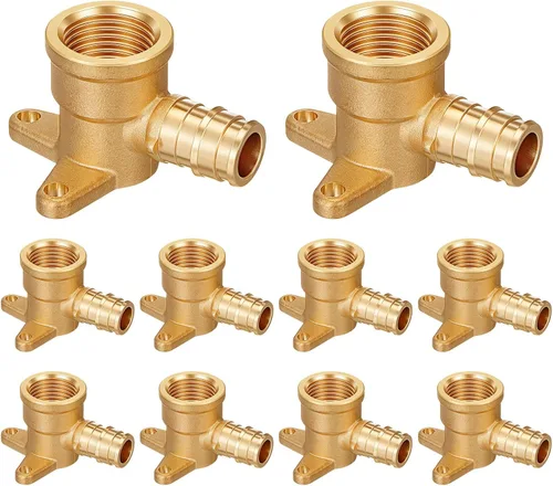 Vista 17 de 1 "X 1" Codo de 90 grados Pex A Accesorios de expansión Accesorios de latón Herramienta de crimpado Pex para conexión de tubería de tubería, ASTM