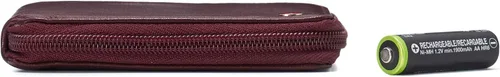 Vista 5 de Alpine Swiss Logan Zipper Bifold Wallet For Men or Women RFID Safe Comes in a Gift Box