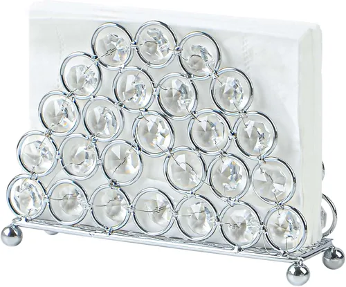 Vista 16 de Servilleteros de cristal elegantes y lujosos para servilletas de papel, cocina, comedor y encimeras, soporte para almacenamiento