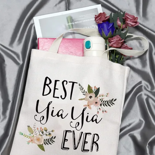 Vista 5 de GJTIM Yiayia Gift Best Yiayia Ever Gift Grandma Toiletry Travel Bag Gift for Grandma Toiletry Travel Bag Gift for Grandma