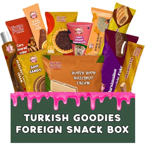 Vista 7 de Caja de aperitivos turcos – Snack From Around The World Box – Exotic Foreign Snacks & Candy – Caja de aperitivos internacionales