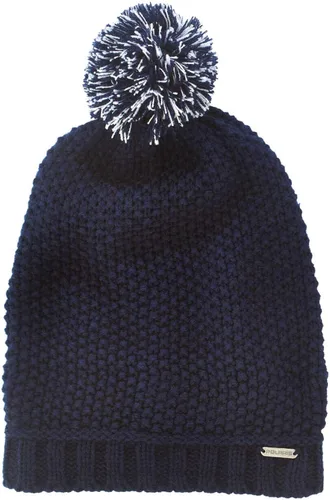 Vista 2 de Polaris - Gorro de punto de semilla para mujer con pompones