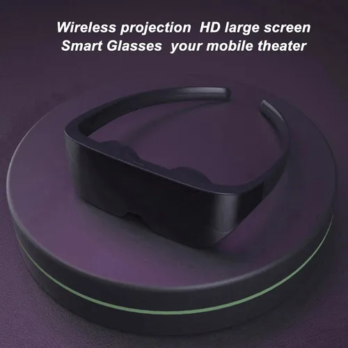 Vista 3 de Gafas 3D VR, gafas inteligentes VR gafas de realidad aumentada 4K 3D Gaint pantalla miopía gafas portátiles VR gafas de realidad virtual
