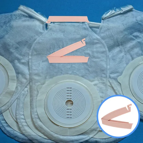 Vista 7 de Healifty 10 Uds. Ostomía Bolsa Clip Drenable Bolsa Abrazadera Cola Cierre Surefit A Prueba de fugas Colostomía Sellado Barras Postoperatorio
