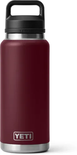 Vista 40 de YETI Rambler - Botella de 36 onzas, aislada al vacío, a prueba de fugas, de acero inoxidable con tapón para sorbos Aislamiento al vacío Azul marino