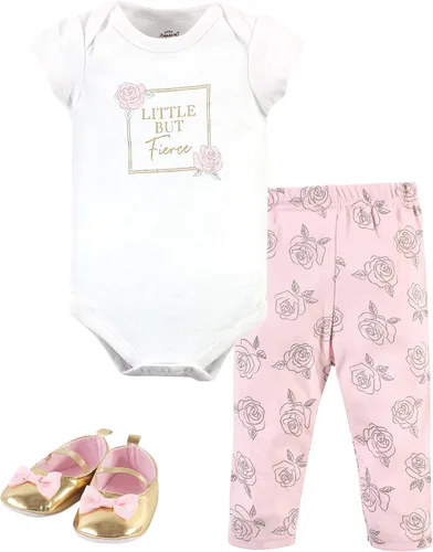 Vista 36 de Little Treasure - Conjunto unisex de mameluco de algodón, pantalón y zapatos para bebé Collar de ancla