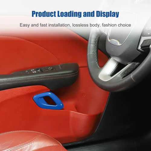 Vista 7 de Voodonala Para Dodge Challenger 2015-2023 - Cubierta interior de la manija de la puerta del auto, accesorios para Dodge Challenger 2015-2023