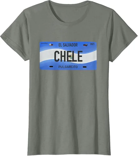 Vista 11 de Camiseta CHELE Diseño con Frases Típicas de El Salvador