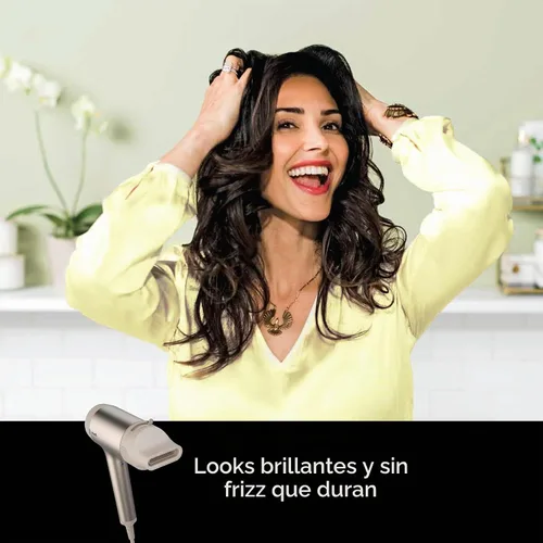 Vista 6 de Shark HD112BRN HyperAIR - Secador de pelo de soplado rápido iónico con concentrador 2 en 1 y accesorios de peinado, preajustes automáticos, cepillo