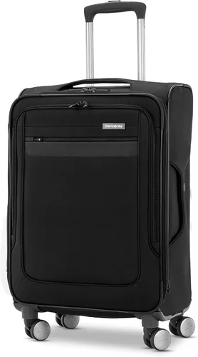 Vista 65 de Samsonite - Equipaje ligero y suave de la colección Ascella 3.0, con ruedas giratorias, Negro