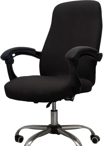 Vista 15 de Melaluxe Funda para silla de oficina con fundas para brazos - Funda elástica universal para silla de escritorio, fundas para silla de computadora