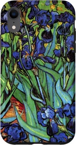 Vista 25 de Irises by Vincent Van Gogh, Flowers in a Garden - Carcasa para iPhone 17