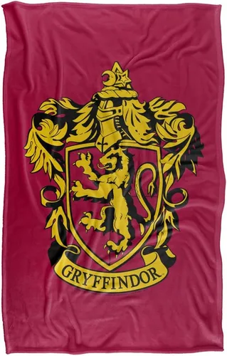 Vista 2 de Harry Potter Gryffindor Crest - Manta de tacto sedoso súper suave, 36 x 58 pulgadas