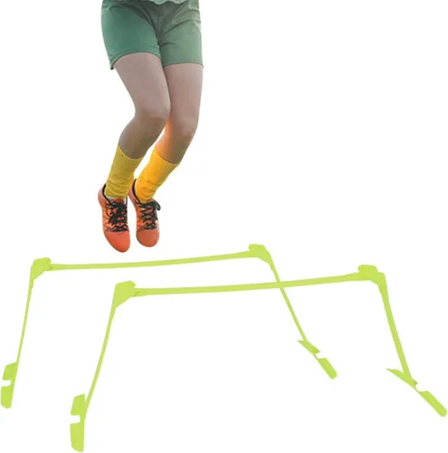 Vista 4 de 2 obstáculos de entrenamiento de velocidad, 2 piezas de obstáculos de entrenamiento de fútbol, ayudas de entrenamiento de velocidad, obstáculos