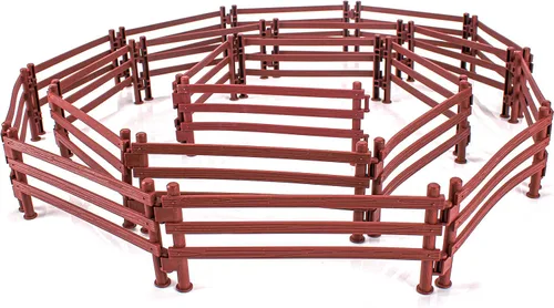 Vista 10 de 13 piezas de juguetes de granja, accesorios de comida de granero, juego de herramientas de granja de juguete para animales, figura de caballo, set