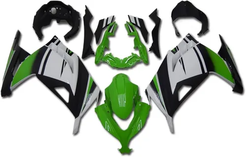 Vista 16 de US STOCK Pink Gray Chameleon Fairing Fit for Kawasaki Ninja 2013-2017 EX300 020 Pink Gray Chameleon