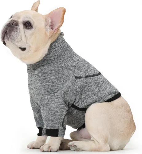 Vista 8 de ROZKITCH Funda para perro de pierna delantera para pierna delantera, protector de rodilla para evitar lamer heridas, codo, traje de recuperación