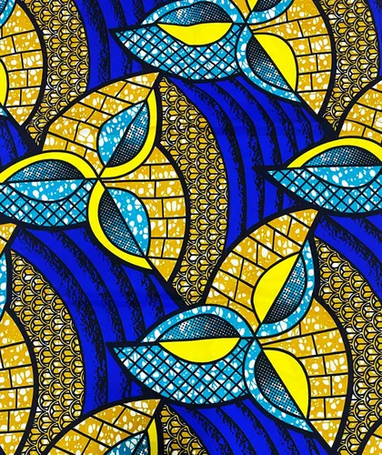 Vista 3 de Bufanda de diadema estilo Ankara estilo turbante Kente con estampado africano