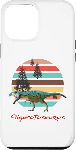 Vista 10 de iPhone 12 mini Giganotosaurus Retro T rex prehistoric dinosaur Father's day Case