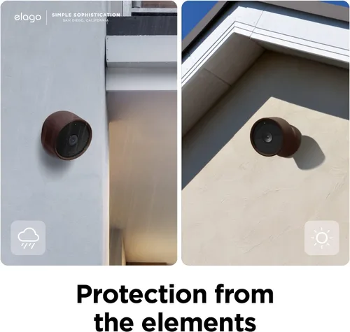 Vista 21 de elago Funda de silicona para Google Nest Cam para exteriores o interiores Negro