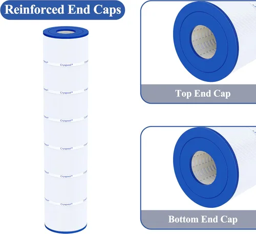 Vista 4 de Cryspool 07116 Filtro compatible con Jandy CL580, CV580, A0104100, R0357900, PJAN-145, C-7482, FC-0820, cartucho de filtro de piscina de 4 x 145
