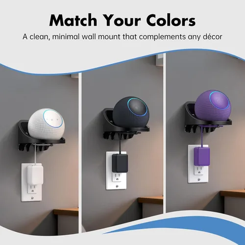 Vista 7 de XLTTYWL Dot Max - Soporte para colgar en pared, accesorios de ABS con gestión de cables, soporte de pared premium que ahorra espacio para Do t 6ª