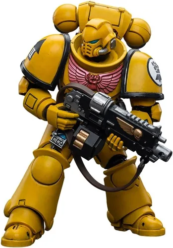 Vista 4 de JOYTOY 1/18 Warhammer 40,000 4inch Figura de acción Imperial Fists Intercessors Collection