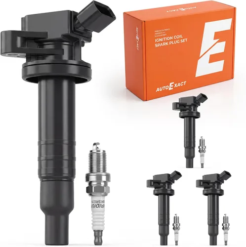 Vista 12 de Paquete de bobinas de encendido UF602 Iridium Spark Plug Set Fit para Honda