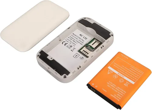 Vista 9 de Sanpyl Enrutador WiFi 4G, enrutador de punto de acceso móvil 4G con ranura para tarjeta micro SIM, batería de 3000 mAh, enrutadores de viaje