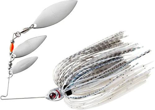 Vista 5 de Booyah Señuelo de pesca Shad Blade-Bait, Pearl Shiner, Mini Shad (3/16 oz)