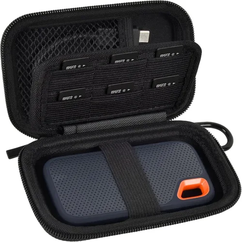 Vista 11 de PAIYULE Funda de disco duro para SSD portátil SanDisk Extreme y Extreme PRO Negro