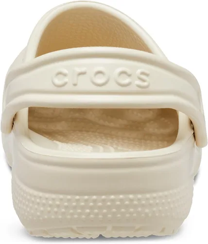Vista 2 de Crocs Zuecos clásicos para niños, hueso, 9 EE. UU. unisex para niños pequeños