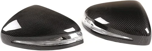 Vista 4 de Cubiertas de tapa de espejo de puerta lateral de fibra de carbono 100% real para Mercedes-Benz G GLE clase W464 W167 G500 G63 2019-21 reemplazo