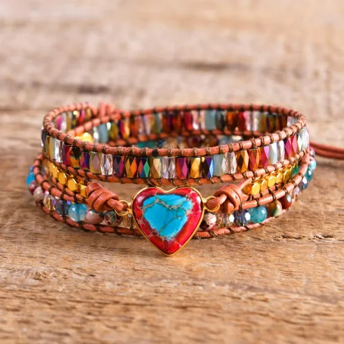 Vista 2 de YGLINE - Impresionante colección de pulseras de cuero hechas a mano