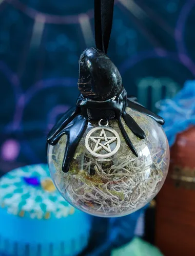 Vista 2 de Bolas de adivinación Bola de adivinación Bolas de protección de nigromancia Herramientas de altar Herramientas de altar Colección de tarros