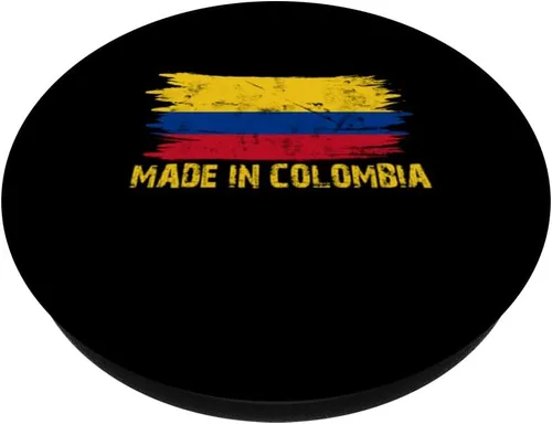 Vista 2 de Made Colombia Flag Colombian Proud in Colombiano PopSockets PopGrip intercambiable