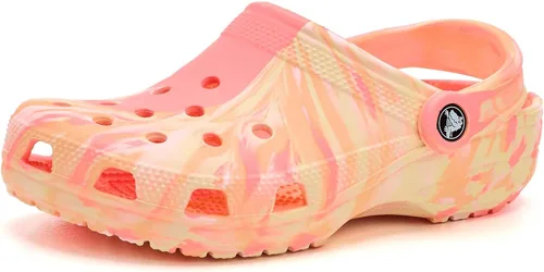Vista 20 de Crocs - Zuecos clásicos para niños, diseño de teñido anudado jaspeado