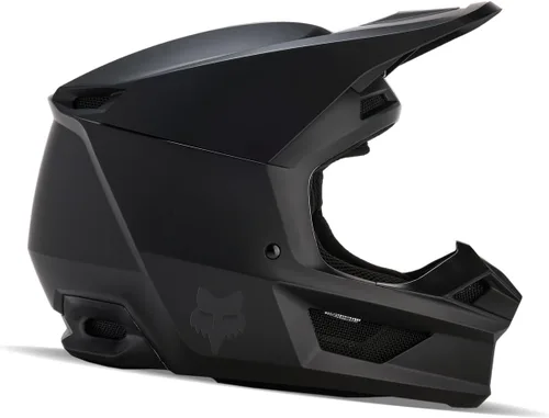 Vista 3 de Fox Racing Casco de motocross V1 Core para bicicleta de tierra unisex, negro mate, talla XS