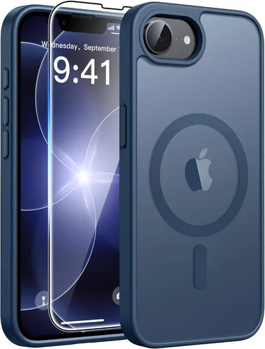 Vista 85 de FNTCASE - Funda para iPhone 16 Pro: magnética, mate, translúcida, de grado militar, protectora contra caídas, resistente, fina, duradera y a prueba