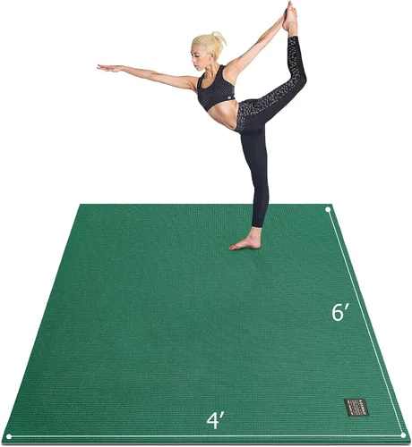 Vista 10 de GXMMAT Large Yoga Mat 6'x4'/6'x6'(7mm) & 7'x5'(9mm)