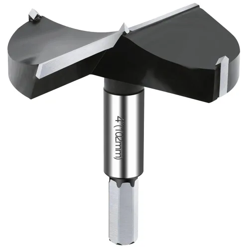 Vista 24 de Broca Forstner de carburo de 1/4 pulgada, broca Forstner con punta de carburo de 6 mm para madera dura, juego de sierras de perforación para madera