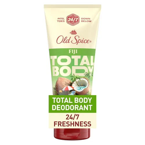 Vista 12 de Old Spice Crema desodorante para todo el cuerpo para hombres, sin aluminio, cereza negra + aroma a borbón, protección contra olores 24/7, frescura