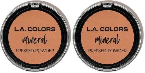 Vista 4 de L.A. COLORS Polvo Mineral Prensado, Tono Clásico CMP377 Tan clásiico