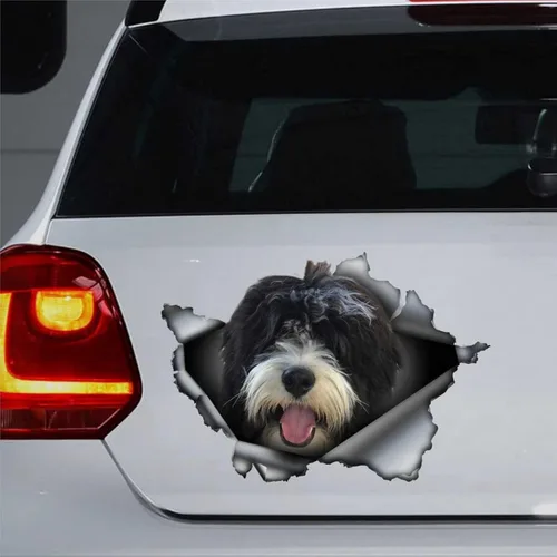 Vista 36 de Calcomanías de perro caniche, divertidas calcomanías de vinilo troqueladas para automóvil, laptop, parachoques Estilo-37