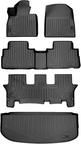 Vista 10 de SMARTLINER Floor Liner Black for 2020-2025 Hyundai Palisade